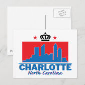 NOORTH CAROLINA BRIEFKAART (Voorkant / Achterkant)