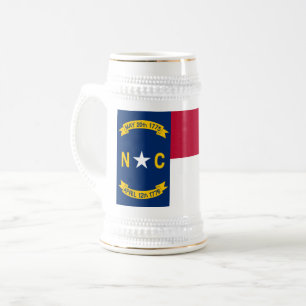 NOORTH CAROLINA FLAG BIERPUL