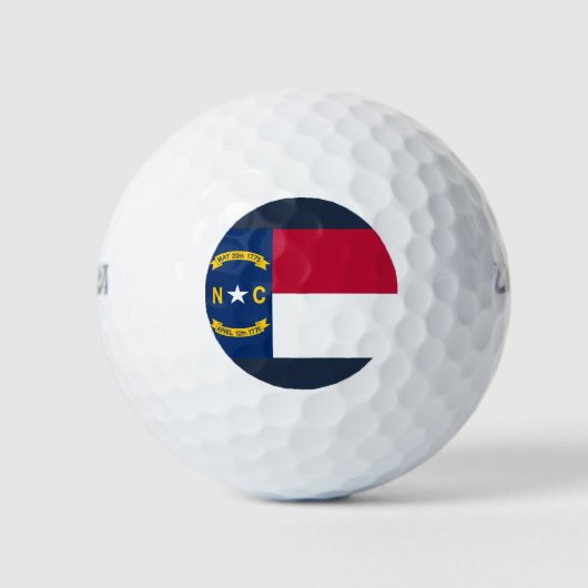 NOORTH CAROLINA FLAG GOLFBALLEN (Voorkant)