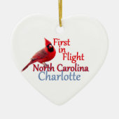 NOORTH CAROLINA KERAMISCH ORNAMENT (Voorkant)