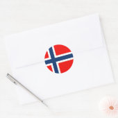 noorwegen2 ronde sticker (Envelop)