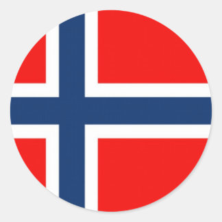 noorwegen2 ronde sticker