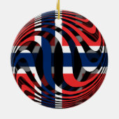 Noorwegen #1 keramisch ornament (Achterkant)