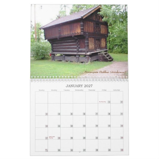 Noorwegen 2009 kalender (Jan 2027)