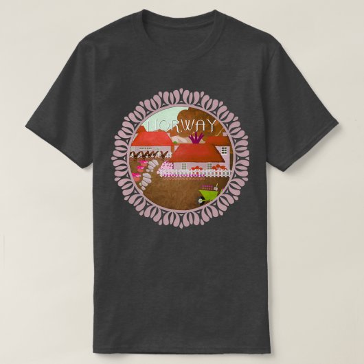 Noorwegen 5 3 t-shirt (Design voorkant)