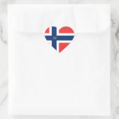 NOORWEGEN 77 HART STICKER (Tas)