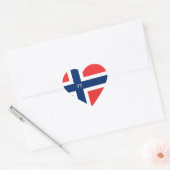 NOORWEGEN 77 HART STICKER (Envelop)