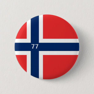 NOORWEGEN 77 RONDE BUTTON 5,7 CM