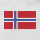 Noorwegen - Bedrijven Visitekaartje (Achterkant)