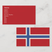 Noorwegen - Bedrijven Visitekaartje (Voorkant / Achterkant)