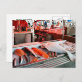 Noorwegen, Bergen vismarkt Briefkaart (Voorkant / Achterkant)