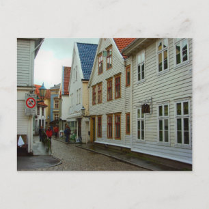 Noorwegen, Bergen Wooden Briefkaart