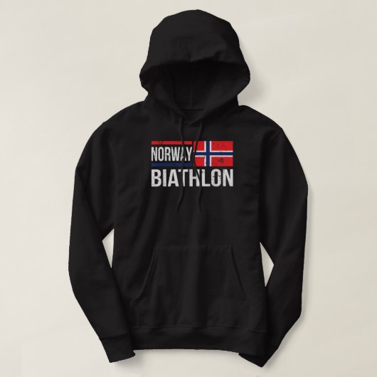 Noorwegen Biatlon Target Skiing Shooting Competiti Hoodie (Design voorkant)