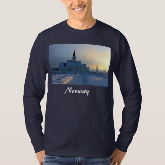 Noorwegen/BjerkeKIrke T-shirt (Voorkant)
