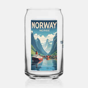 Noorwegen Blikvorm Glas