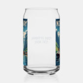 Noorwegen Blikvorm Glas (Rechts)