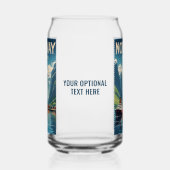 Noorwegen Blikvorm Glas (Links)