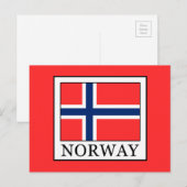 Noorwegen Briefkaart (Voorkant / Achterkant)