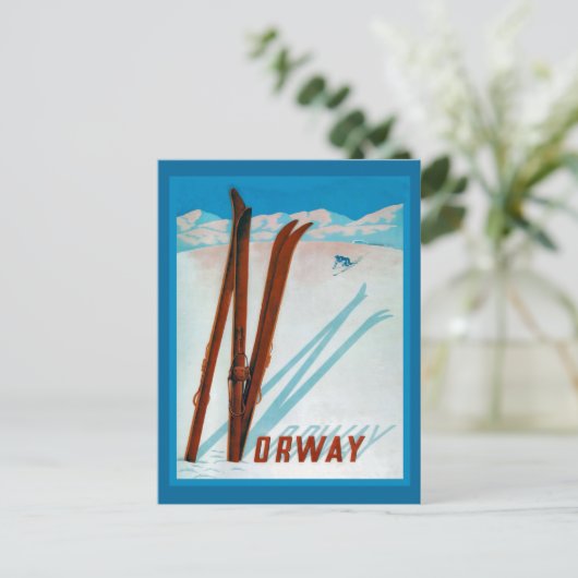 Noorwegen Briefkaart (Staand voorkant)