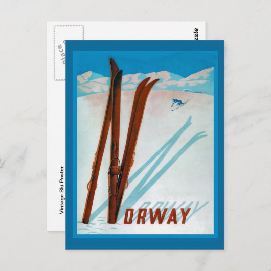 Noorwegen Briefkaart (Voorkant / Achterkant)