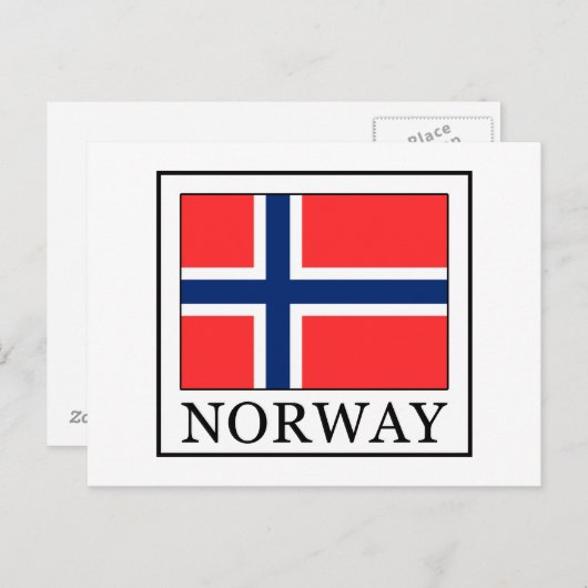 Noorwegen Briefkaart (Voorkant / Achterkant)