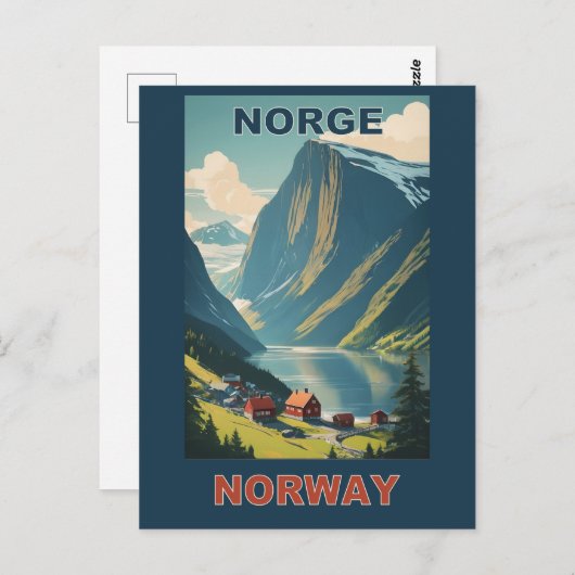 Noorwegen Briefkaart (Voorkant / Achterkant)
