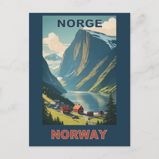 Noorwegen Briefkaart (Voorkant)