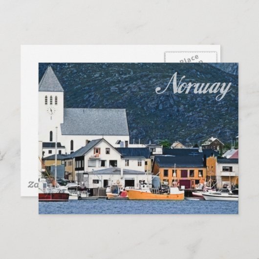 Noorwegen Briefkaart (Voorkant / Achterkant)