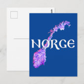 Noorwegen Briefkaart (Voorkant / Achterkant)