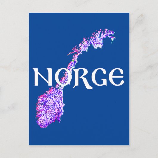 Noorwegen Briefkaart (Voorkant)