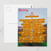 Noorwegen Briefkaart (Voorkant / Achterkant)