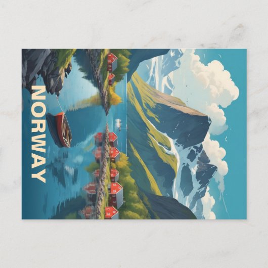 Noorwegen Briefkaart (Voorkant)