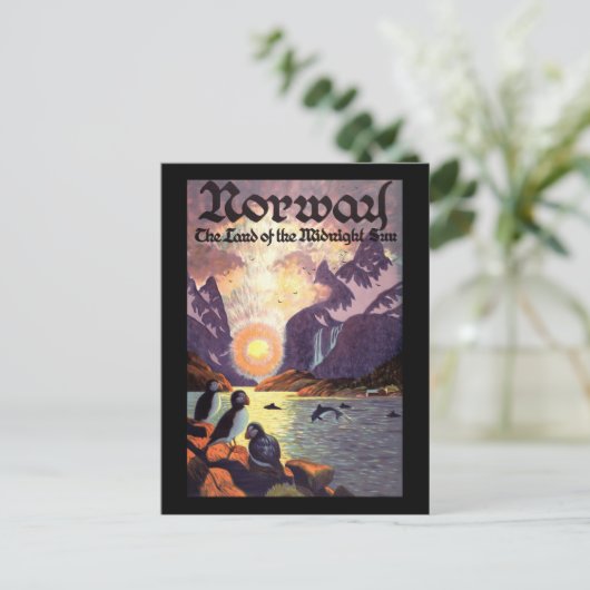 Noorwegen Briefkaart (Staand voorkant)