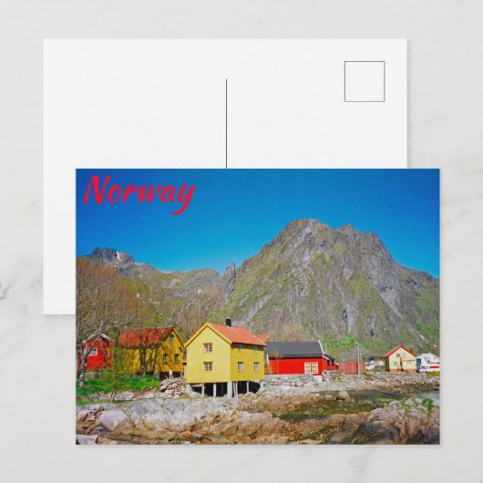 Noorwegen Briefkaart (Voorkant / Achterkant)