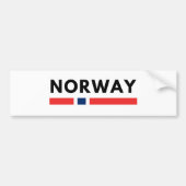 Noorwegen Bumpersticker (Voorkant)