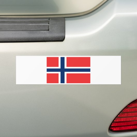 NOORWEGEN BUMPERSTICKER (Op auto)