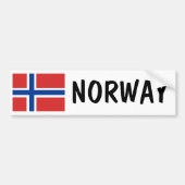 Noorwegen Bumpersticker (Voorkant)