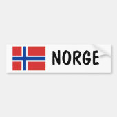 Noorwegen Bumpersticker (Voorkant)