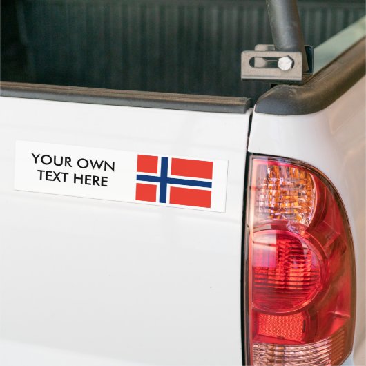 Noorwegen Bumpersticker (Op Truck)