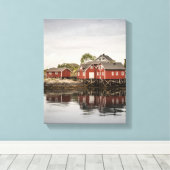 Noorwegen Canvas Afdruk (Insitu (Houten vloer))