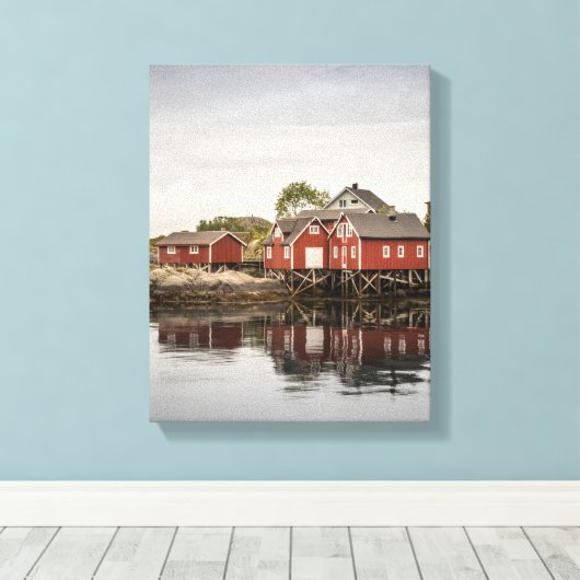 Noorwegen Canvas Afdruk (Insitu (Houten vloer))