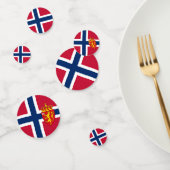 Noorwegen Confetti, feest, Norwegian Flag Confetti (Groep)