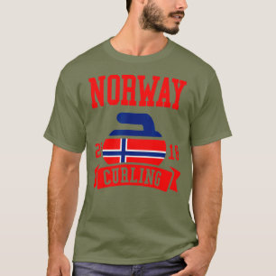 Noorwegen Curling 2018 Noors T-shirt