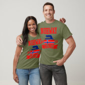 Noorwegen Curling 2018 Noors T-shirt (Unisex)