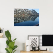 Noorwegen, dat een fjord ingaat poster (Thuiskantoor)