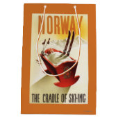 Noorwegen - De wieg van het Skiing Medium Cadeauzakje (Achterkant)