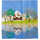 Noorwegen Douchegordijn (Voorkant)