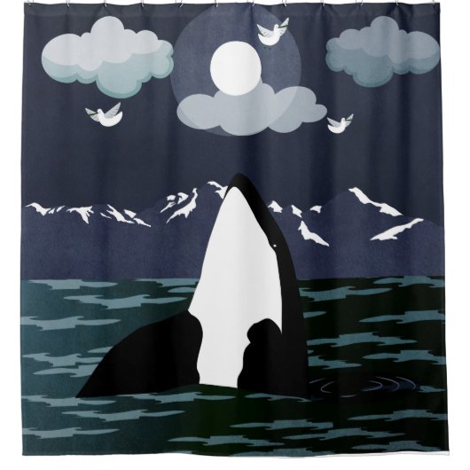 Noorwegen Douchegordijn (Voorkant)