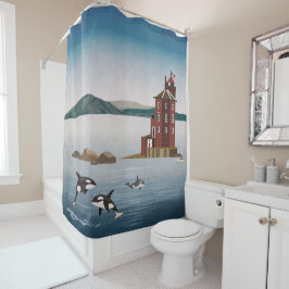 Noorwegen Douchegordijn