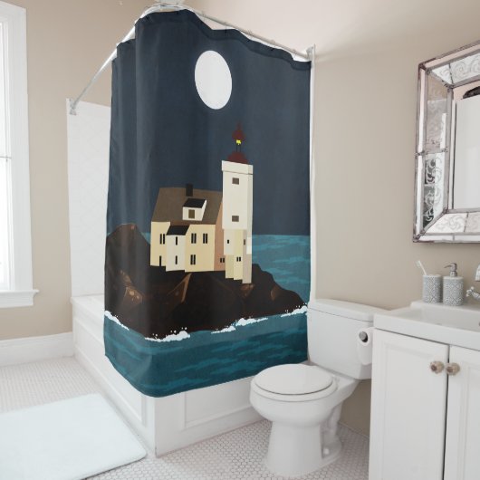 Noorwegen Douchegordijn (In situ)